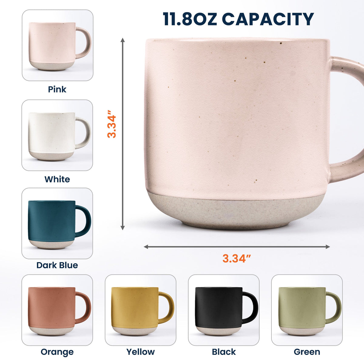 Custom Name & Birth Flower Minimalism Style Watercolor Gifts For Women - Personalized Mug