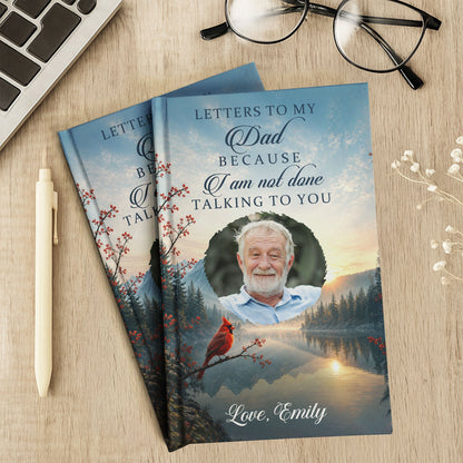 Custom Photo Memorial Sympathy Gifts For Loss Of Mom, Dad - Personalized Journal