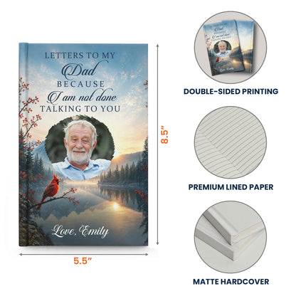 Custom Photo Memorial Sympathy Gifts For Loss Of Mom, Dad - Personalized Journal