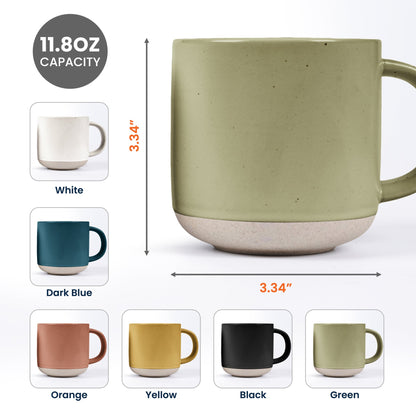 Custom Birth Flower & Name Pottery Mug - Gift For Soccer Lovers Soccer Fans - Personalized Mug
